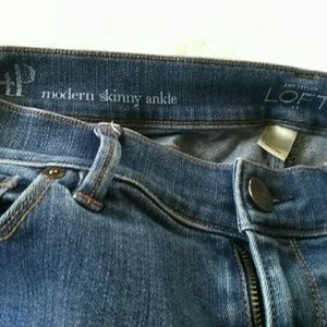 Loft Modern Skinny Ankle Jeans Size 4Petite